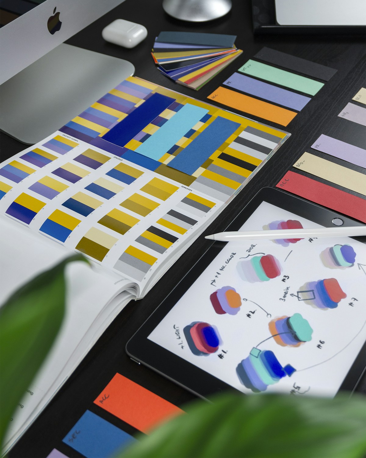 Colour and brand design materials